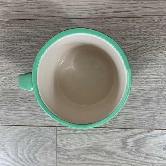 Anthropologie Mug - Monogrammed Initial Letter F - Mint Green & White - Picture 7 of 7